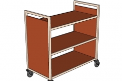 Portable Storage Trolley