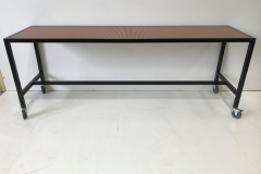 Perforated Planate Table Base with Castors
